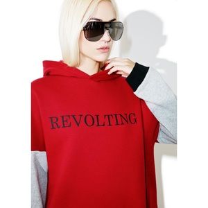 Revolting hoodie dress
